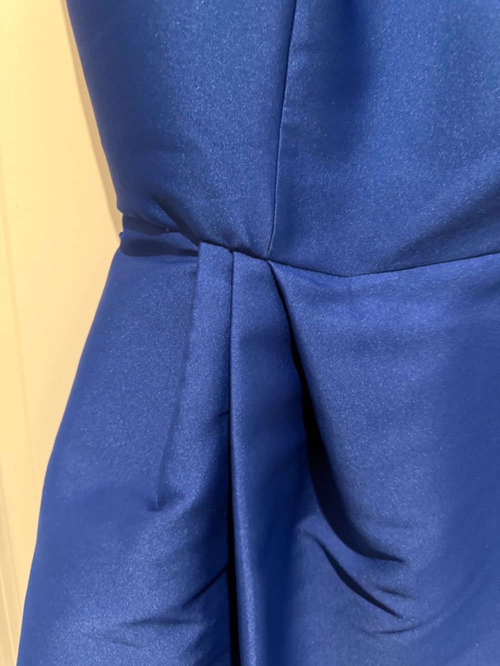 Carolina Herrera Sleek Boatneck Midi Dress in Cobalt - Picture 3 of 6